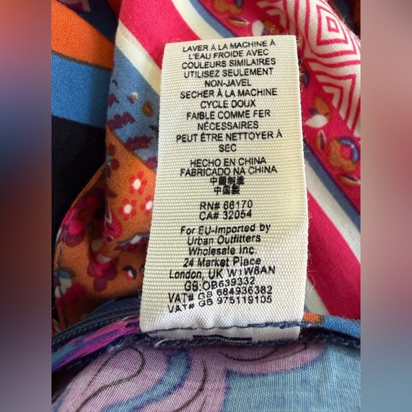 Free People Maritzah One-Piece Jumpsuit 🌺 Boho Patchwork Print | Size 4 | NWOT - Picture 7 of 9